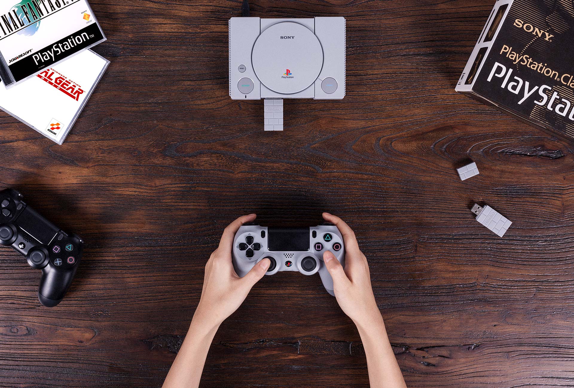 8bitdo usb wireless adapter for ps classic edition