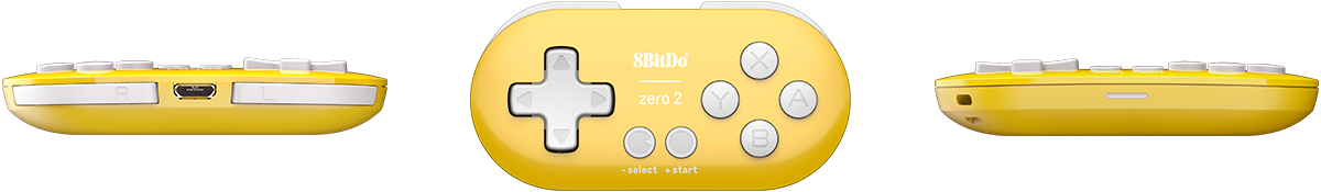 JOLLY 8Bitdo Zero 2 Bluetooth Gamepad Keychain Sized Mini
