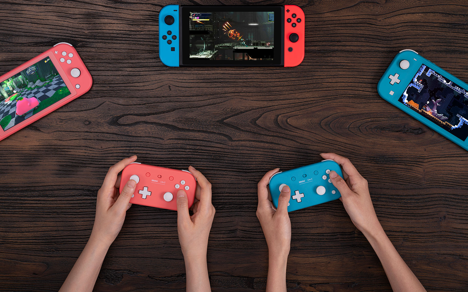  8Bitdo Lite 2 Bluetooth Gamepad for Switch, Switch Lite,  Android and Raspberry Pi (Turquoise) : Everything Else