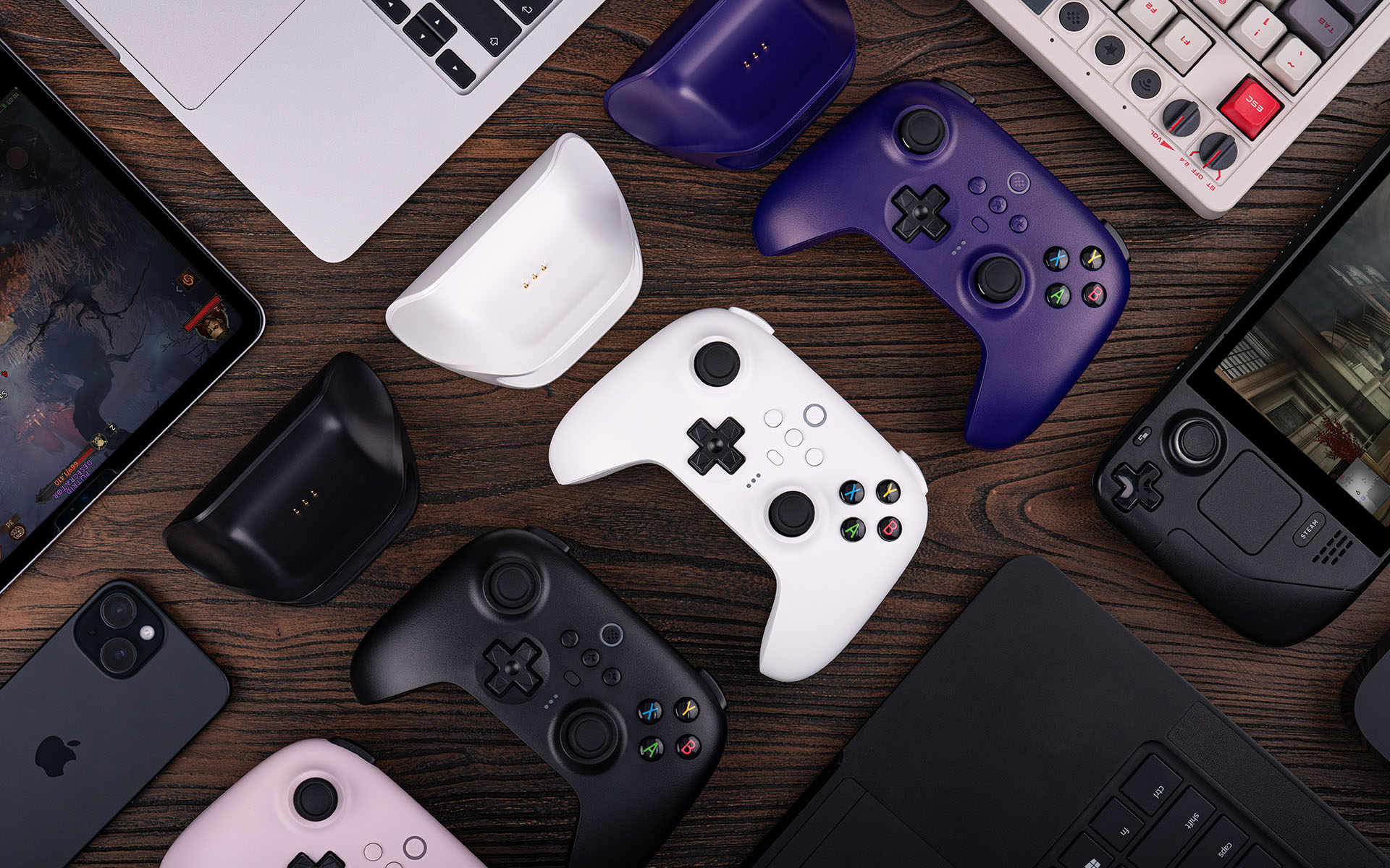  8Bitdo Ultimate C 2.4g Wireless Controller for Windows PC,  Android, Steam Deck & Raspberry Pi (Lilac Purple) : Video Games
