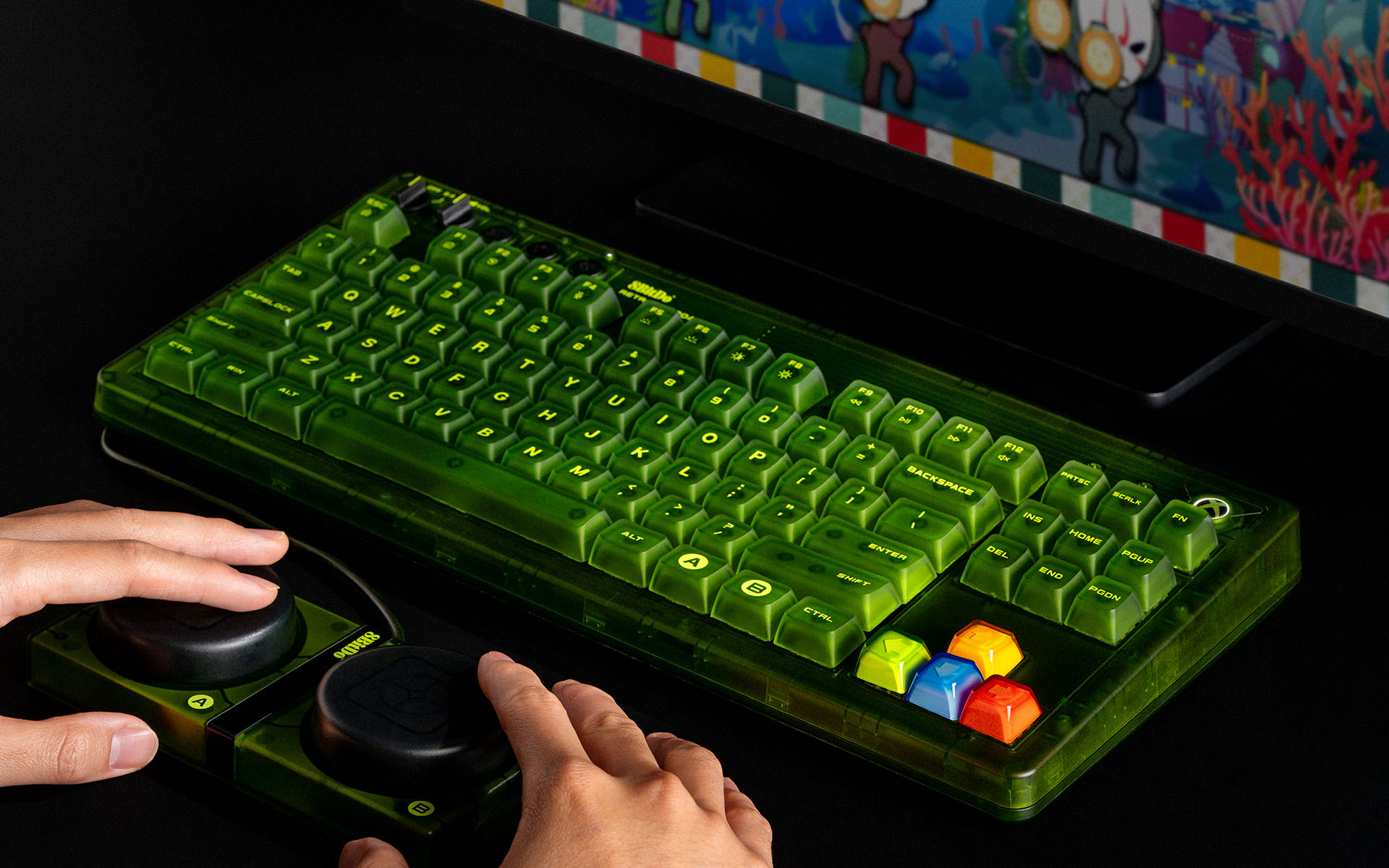 Retro 87 Mechanical Keyboard - Xbox