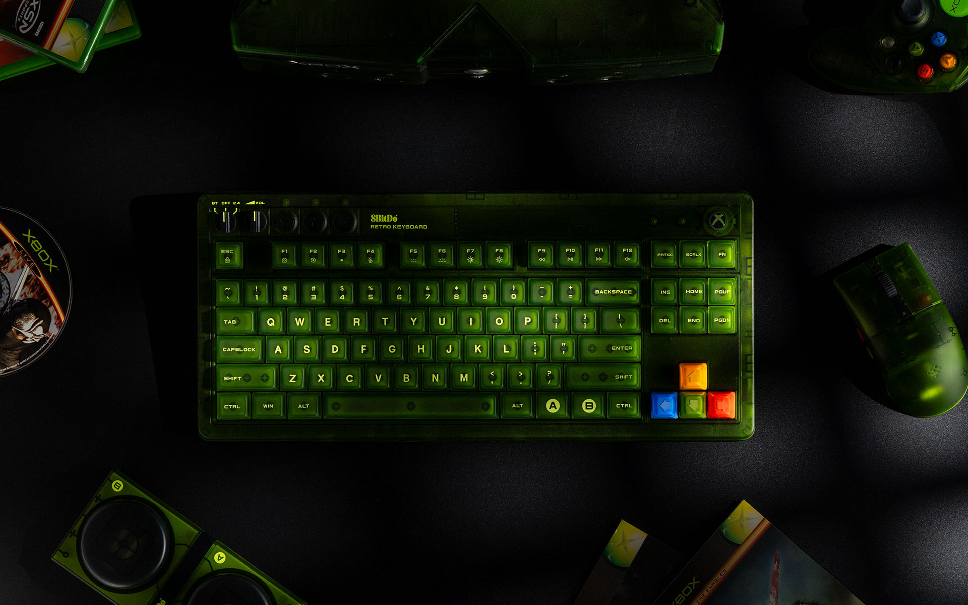 Retro 87 Mechanical Keyboard - Xbox